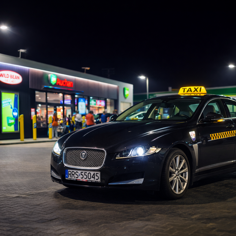 RRS Taxi na stacji paliw BP